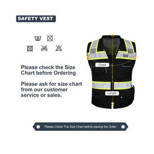 Gilet de sécurité en polyester haute visibilité avec logo personnalisé, classe 2 ANSI, imperméable, réfléchissant, pour la sécurité industrielle - Product Image 6