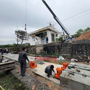 Báscula ferroviaria a escala personalizada para trenes, 35.000 kg/eje, precisión 1, material de acero, velocidad de pesaje de trenes 3-20 km/h - Product Image 6
