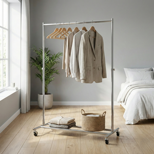 Porte-vêtements en métal de stockage moderne pour la maison OEM vente en gros porte-manteaux robuste meubles fabriqués à Taiwan pour la blanchisserie à domicile - Product Image 1