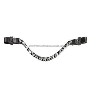 Venta Caliente 2025: Diadema de Cuero Premium con Cristales y Pedrería Decorativos, Personalizada y Duradera, para Caballos de Tamaño Cob Completo, Venta al por Mayor de Fábrica - Product Image 5