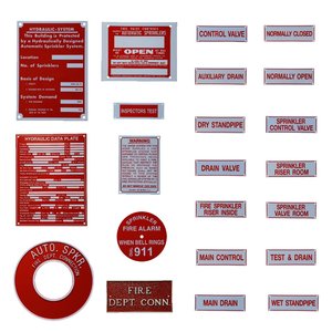 Panneaux d'incendie en alliage d'aluminium conformes à la réglementation de sécurité pour les incendies de classe a et B et la protection contre les incendies d'aéroport - Product Image 1