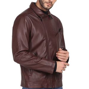 2025 Original veste en cuir véritable en gros personnalisé nouveau Style meilleure vente Vintage haute qualité coupe-vent hommes veste en cuir - Product Image 2