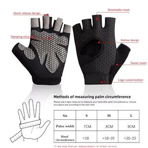 Unisex High Quality Leather Fitness <b>Gloves</b> for Gym Training Workout Exercise Weight Lifting Sports Carbon Fiber Style - Product Image 6