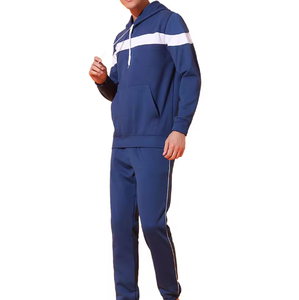 Men's Quick Dry Breathable Winter Sports Training <b>Tracksuit</b> with Custom Logo Printed Hooded Plus Size - Product Image 3
