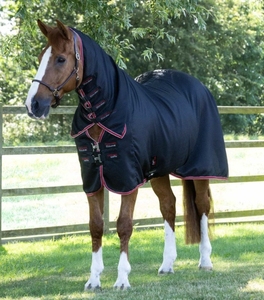 Couverture d'hiver imperméable pour chevaux, équestre, 1200D Ripstop, col haut, doublure polyester/nylon, toutes tailles - Product Image 3