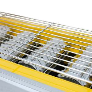 Gmax WX108 Gas <b>BBQ</b> Grill with Durable Infrared Smokeless 8 Burners 25*104cm <b>Rack</b> Size Residue Pan (Yellow) - Product Image 1