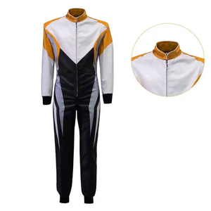 Overol de Trabajo Unisex Antiestático de Spandex y Poliéster, Manga Larga, Transpirable, Negro, Blanco, Naranja, Uniforme Industrial de Construcción - Product Image 5