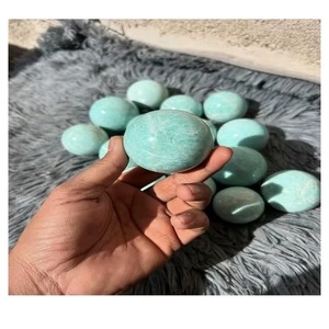 Beautiful Handcrafted Natural Amazonite <b>Sphere</b> Carved Stone <b>Crystal</b> Ball Healing Gift Home Decor Mother's Day - Product Image 3