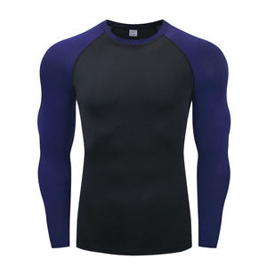 High Quality <b>Compression</b> <b>Shirt</b> Quick Dry Training Wear Breathable Long Sleeve Top High Elasticity <b>Mens</b> Fitness <b>Shirt</b> - Product Image 1