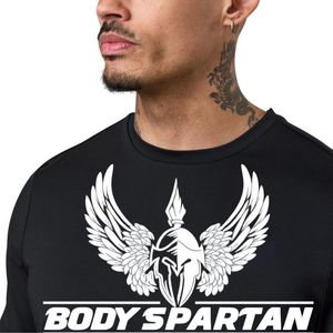 Camiseta Negra con Estampado Gráfico para Hombre, Camiseta Informal de Manga Corta de Poliéster, Cuello Redondo, Ropa Deportiva de Verano, Ligera y Cómoda - Product Image 4