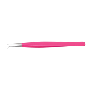 Multi Purpose Stainless Steel Eyelash Tweezers Non Slip Grip Precise <b>Micro</b> Fiber Tips for Eyelash <b>Extensions</b> Application - Product Image 3