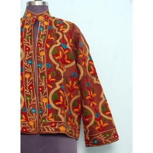 Vestes Cotrise brodées sur mesure vintage, rembourrées en coton, artisanat artisanal, coupe-vent, multicolores, écologiques, épaisses - Product Image 2