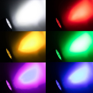 SHEHDS IP65 Wash Lighting Waterproof 18x18W RGBWAUV 6in1 LED Par <b>Light</b> Outdoor Stage for Building Concert Church - Product Image 2