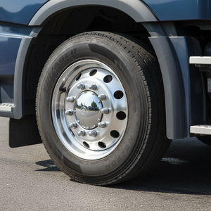 Rueda de Camión de Aluminio Forjado de Alta Resistencia 22.5x8.25 para Almacén en California |   Espejo de doble cara pulido |   Llanta estilo Alcoa pilotada por buje - Product Image 6