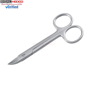 Ciseaux manuels courbés 6 Crown Beebee 4.25, instruments de chirurgie générale pour la coupe de tissus fins dans les procédures opératoires cliniques - Product Image 6