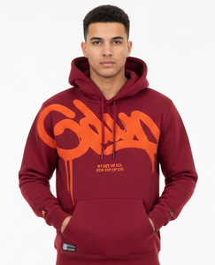 Sweat-shirts à capuche surdimensionnés en coton, respirants, chauds et épais, style hip-hop vintage, fabriqués en usine, services OEM - Product Image 2