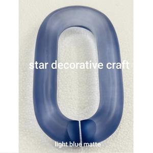 Decoración del hogar: Eslabones de cadena de resina personalizables de gran tamaño y colores claros, eslabones grandes de resina multicolor disponibles. - Product Image 4