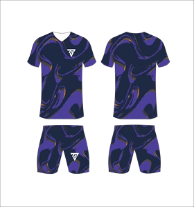 Ensemble de maillots de football personnalisés sublimés noir et gris, col en V, manches courtes, évacuation de l'humidité, adulte, toutes saisons - Product Image 3