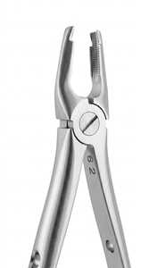 Forceps d'extraction dentaire à surface mate avec poignées perforées, bec étroit, instrument chirurgical en acier inoxydable - Product Image 4