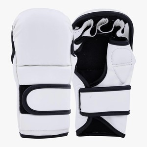 Gants d'entraînement MMA en cuir OEM avec protection intégrale des jointures pour sacs de frappe et sacs de combat - Product Image 2