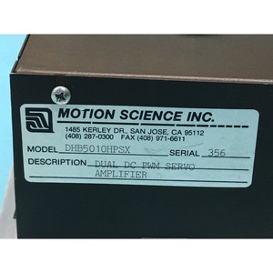 เซอร์โว DC PWM แบบคู่ รุ่น DHB5010HPSX จาก Motion Science - อุปกรณ์และอะไหล่เซมิคอนดักเตอร์ระดับโลกที่เชื่อถือได้ - Product Image 3