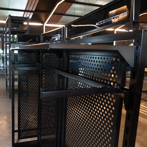 Metal Two-Shelf Freestanding Supermarket Shelves - Customized OEM Factory Vietnam - Product Image 2