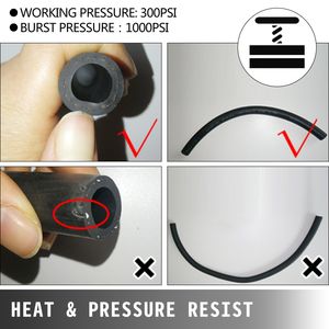 ชุดสายเชื่อมต่อเชื้อเพลิงอุตสาหกรรม 8AN พร้อมสายถักไนลอนสแตนเลสขนาด 32.8 มม. จำนวน 20 ชิ้น ข้อต่ออเนกประสงค์ 8AN ขนาด 11.11 มม./0.44 นิ้ว (ID) - Product Image 3