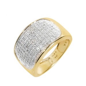 Anillo de Diamantes de Eternidad de Oro de 18K con Certificación IGI para Mujer, con Engaste de Puntas, Diamantes Blancos Naturales Brillantes para Bodas y Fiestas - Product Image 3