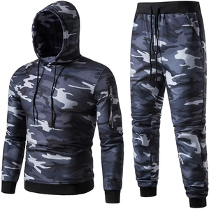 Ropa Deportiva de Invierno para Hombre, Sudadera con Estampado de Camuflaje, Conjuntos Deportivos con Estampado de Camuflaje, Chándal Deportivo de Alta Calidad - Product Image 6