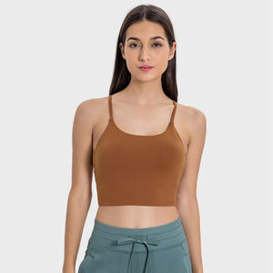 Soutien-gorge de sport pour femme en promotion – Haute qualité, extensible dans 4 directions, respirant, écologique, élasticité moyenne, XS personnalisable à l'avant - Product Image 6