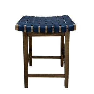 Chaise de salle à manger et tabourets en bois massif tressé à la main, design raffiné, style moderne et luxe léger, pour appartement, cuisine, salon, hôtel - Product Image 4