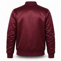 Vestes universitaires en satin personnalisées en gros, avec nom brodé, style bomber, pour équipes de baseball, pour hommes et femmes