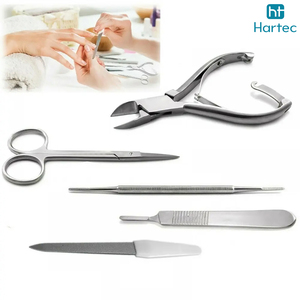 Non Slip Stainless Steel Toe <b>nail</b> Surgery Medical Kit Instruments Cutting Scissor Ingrown Clipper <b>Set</b> Podiatry Instruments - Product Image 6