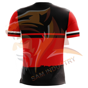 เสื้อฟุตบอลน้ำหนักเบา ระบายอากาศได้ดี คอกลม แขนสั้น สกรีนชื่อทีม โลโก้ และขนาดได้ตามสั่ง - Product Image 4