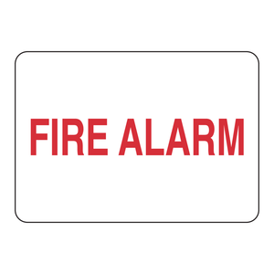 Señal de Seguridad de Alarma contra Incendios de PVC de Alta Visibilidad y Durabilidad Brady, para Uso en Interiores y Exteriores - Product Image 2