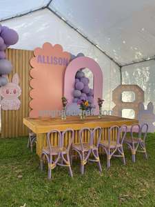 Chaises pour enfants en rotin faites à la main pour la location d'événements, fêtes d'anniversaire, cérémonies de mariage, décoration d'événements bohèmes naturels - Product Image 5