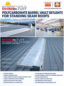Lucarnes en polycarbonate robustes, résistantes aux chocs, imperméables, isolées thermiquement et durables pour systèmes de toiture à joint debout - Product Image 3