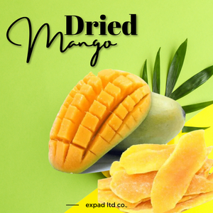 มะม่วงอบแห้งออร์แกนิก ผลไม้เขตร้อนและซับทรอปิคอล หอม อร่อย เนื้อนุ่ม เคี้ยวหนึบ ยี่ห้อ EXPAD สีเหลือง บรรจุ 10 กิโลกรัม - Product Image 3