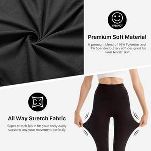 Venta al por mayor de mallas de cintura alta para las mujeres de longitud completa Capri mantequilla suave pantalones de yoga para el entrenamiento ropa deportiva - Product Image 5