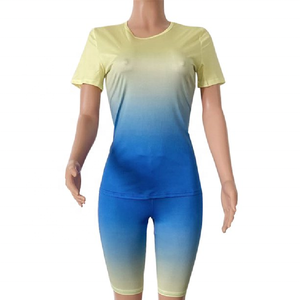 Colección de lujo de alta calidad Ropa de gimnasio para mujer Conjunto de entrenamiento deportivo informal Tallas grandes Fabricantes al por mayor en línea para yoga - Product Image 5
