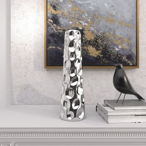 Contemporary Stylish Metal Flower Vase Home Decor <b>Table</b> Centerpiece Elegant Durable Minimalist Decorative Accent Gift - Product Image 6