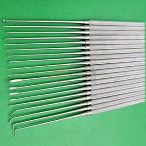 Kit d'instruments chirurgicaux manuels en acier inoxydable pour micro-dissection neurochirurgicale, ensemble de dissecteurs de précision certifié CE - Product Image 3
