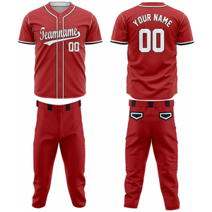 Uniforme de Béisbol Profesional Personalizado 100% Poliéster, Opción de Talla Grande, Impresión Digital por Sublimación, Unisex para Adultos - Product Image 1