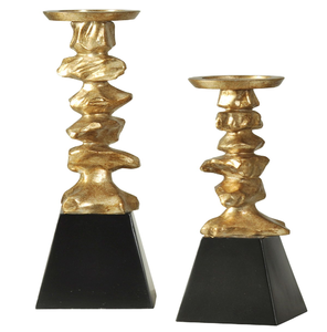 Soportes cónicos dorados en forma de estrella. Perfecto para celebraciones navideñas. Disponible a precios de mayorista. - Product Image 4