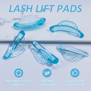 Protectores Autoadhesivos Personalizables para Lifting de Pestañas, Almohadillas Reutilizables <span class=keywords><strong>Azules</strong></span> para Lifting de Pestañas, para Uso en Salón y en Casa, Varillas para Lifting de Pestañas en 8 Tamaños - Product Image 2