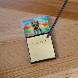 Nuevo Cairn Terrier Hippie Dawg Dispensador de blocs de notas autoadhesivos y blocs de notas Accesorios de escritorio en blanco Tarjeta y soporte de notas - Product Image 2