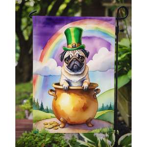 Drapeau de jardin multicolore de la Saint-Patrick pour la boîte aux lettres et le patio Bannière décorative de jardin pour les parterres de fleurs pour la pelouse et le jardin - Product Image 3