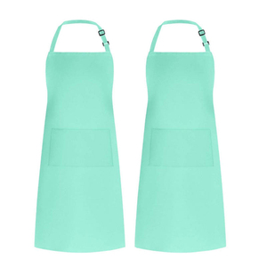 Delantal de Cocina Premium para Mujer, 240 GSM, Tela de Polialgodón, Cuello Ajustable, Delantal de Cocina con Bordado Personalizado y Logotipo Serigrafiado - Product Image 4