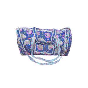 Sac de voyage matelassé vintage pour femme en coton 100% pur, pour la plage, l'été, l'hiver et l'automne - Product Image 1
