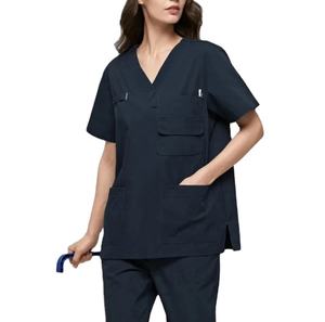 Nuevo Uniforme Médico Unisex de Verano, Ecológico, de Lona, Conjuntos de Uniformes de Enfermería 2026 - Product Image 2